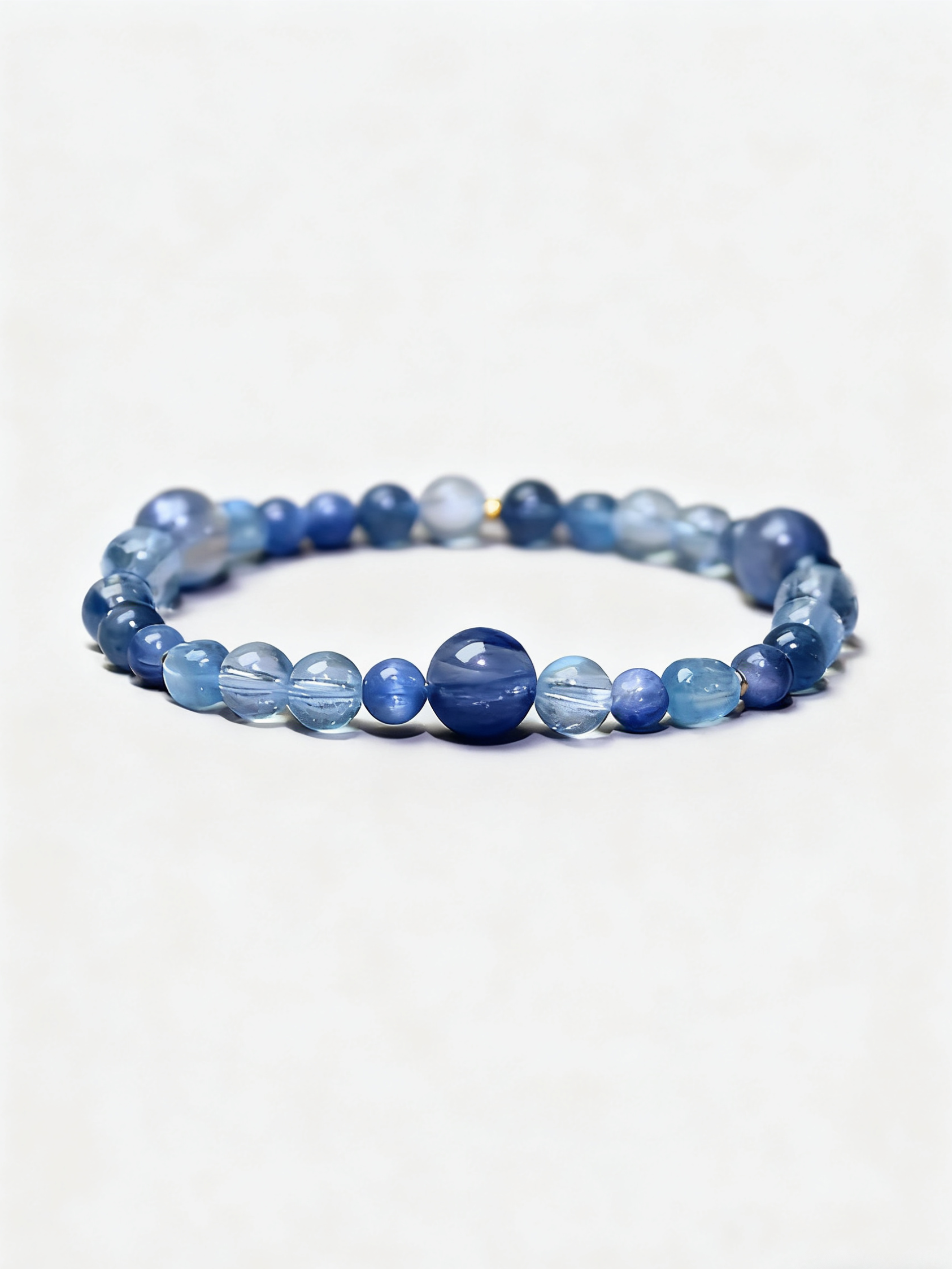 Water Aquamarine & Kyanite Bracelet