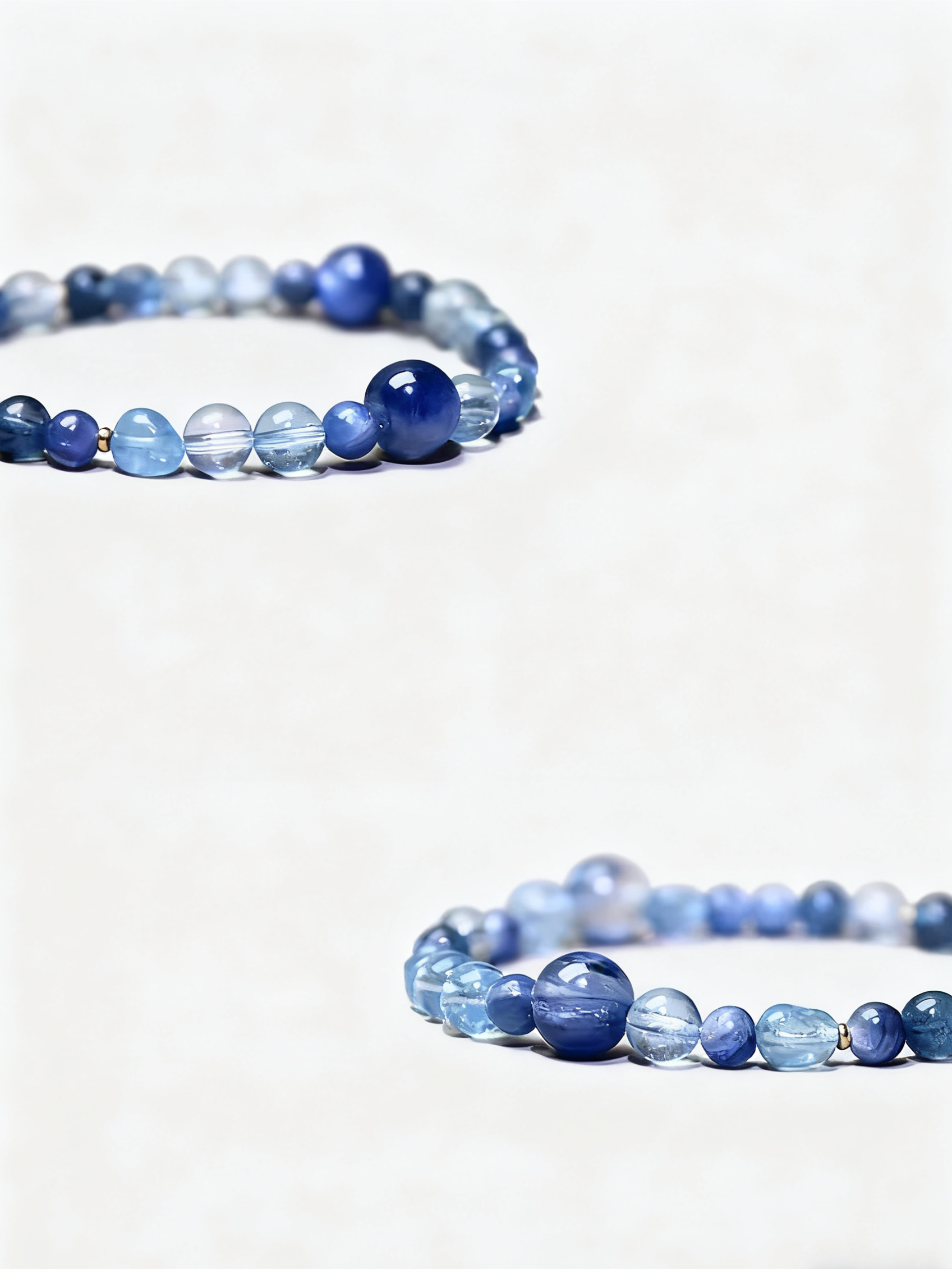 Water Aquamarine & Kyanite Bracelet