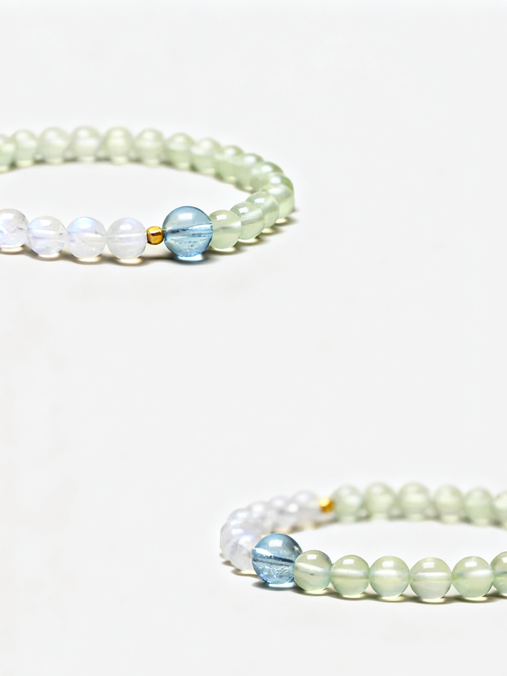Wood+Water Aquamarine Bracelet