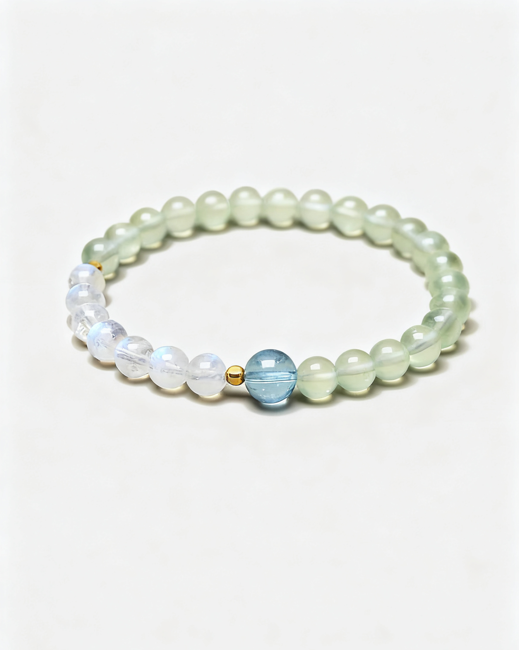 Wood+Water Aquamarine Bracelet