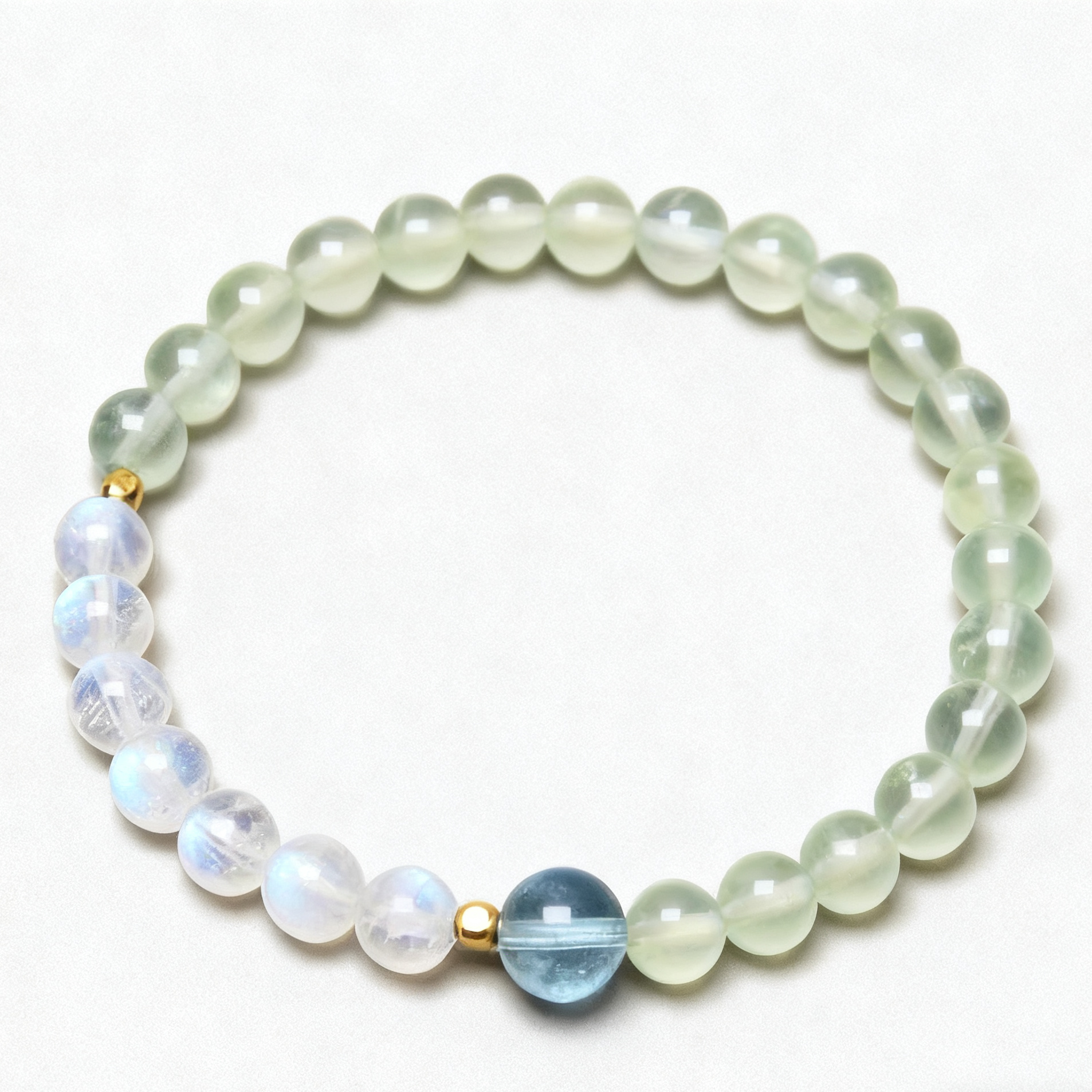 Wood+Water Aquamarine Bracelet