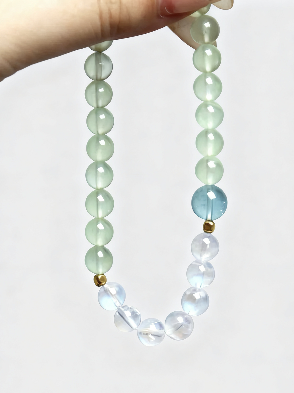 Wood+Water Aquamarine Bracelet