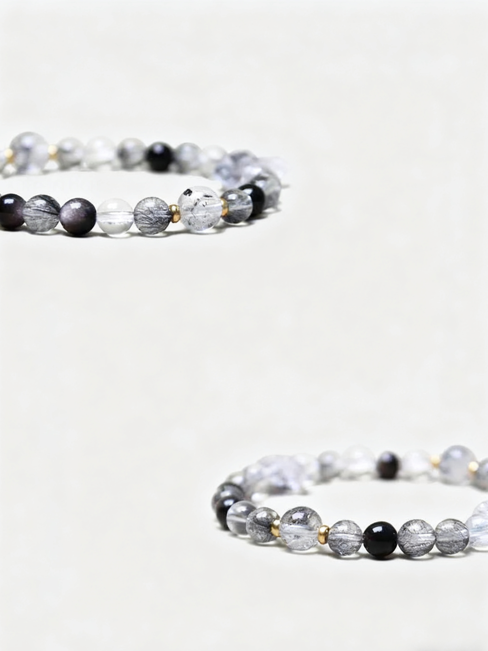 Metal + Water Silver Rhodonite Bracelet