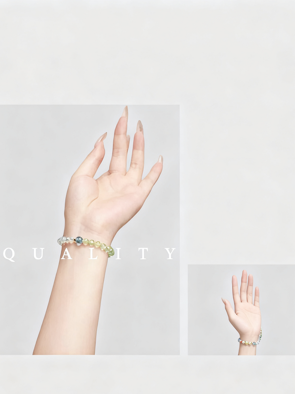 Wood+Water Aquamarine Bracelet
