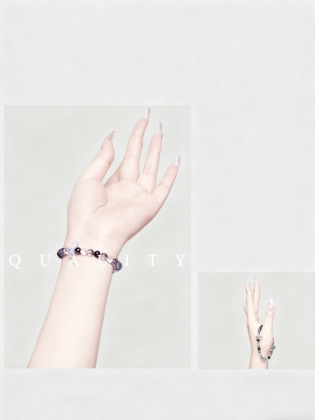 Metal + Water Silver Rhodonite Bracelet