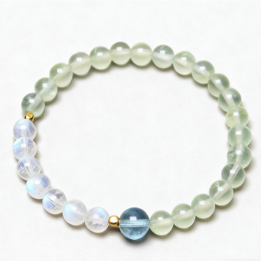 Wood+Water Aquamarine Bracelet