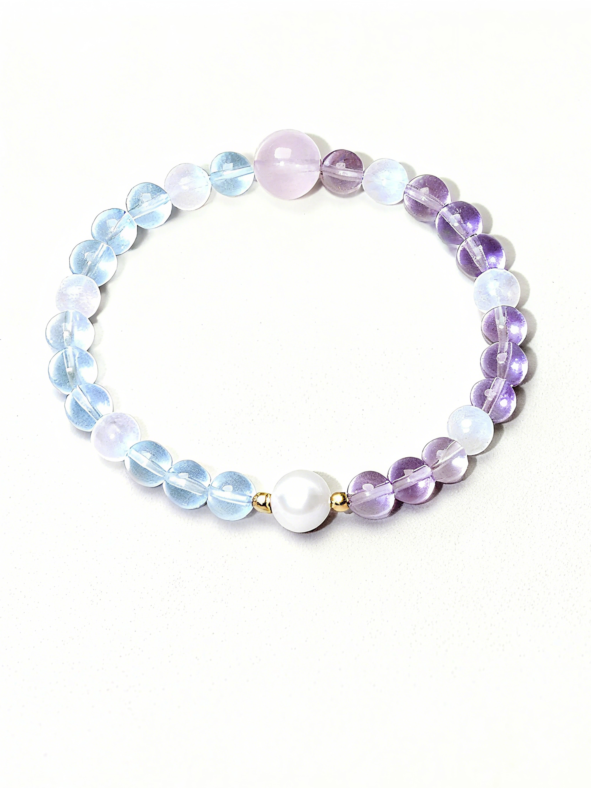 Fire+Water Aquamarine & Amethyst Bracelet