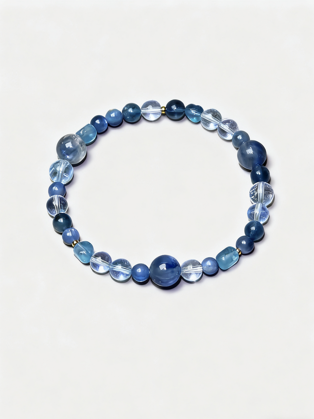 Water Aquamarine & Kyanite Bracelet
